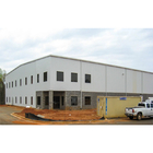 Pre Engineered Metal Building Steel Frame Structure System Steel Warehouse Painting