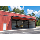 Prefab Q235B Portal Frame Buildings Metal Garages Storage