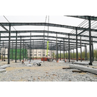 Beams Metal Pole Barn GB Prefabricated Steel Structures 30x50 Sqm Buildings