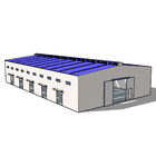 Wind Resistant Prefab Steel Structure , Prefabricated Industrial Shed Warehouse Buildings