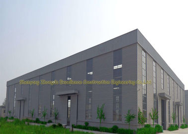 Waterproof Warehouse Steel Structure Grade Q235B / Q345B Prefab Warehouse