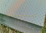 SGS Galvanized Checker Plate Metal Flooring Sheets ASTM A36 A283GRC