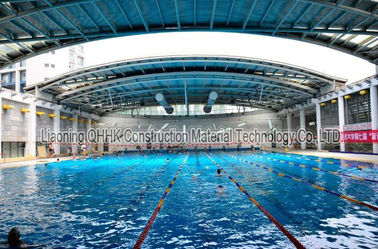 Energy Savings Prefabricated Steel Structures Swimming Pool Roof Covers