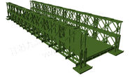 Double Row / Layer Modular Bridge Construction Temporary Bridge Structures
