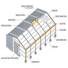 ISO Standard Workshop Steel Structure Sliding Window Sound Insulated