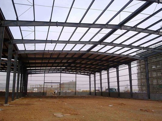 Q345 Metal Prefab Building Long Span Workshop