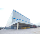 Durable Enduring Prefabricated Steel Warehouse Colored Q345b Safety