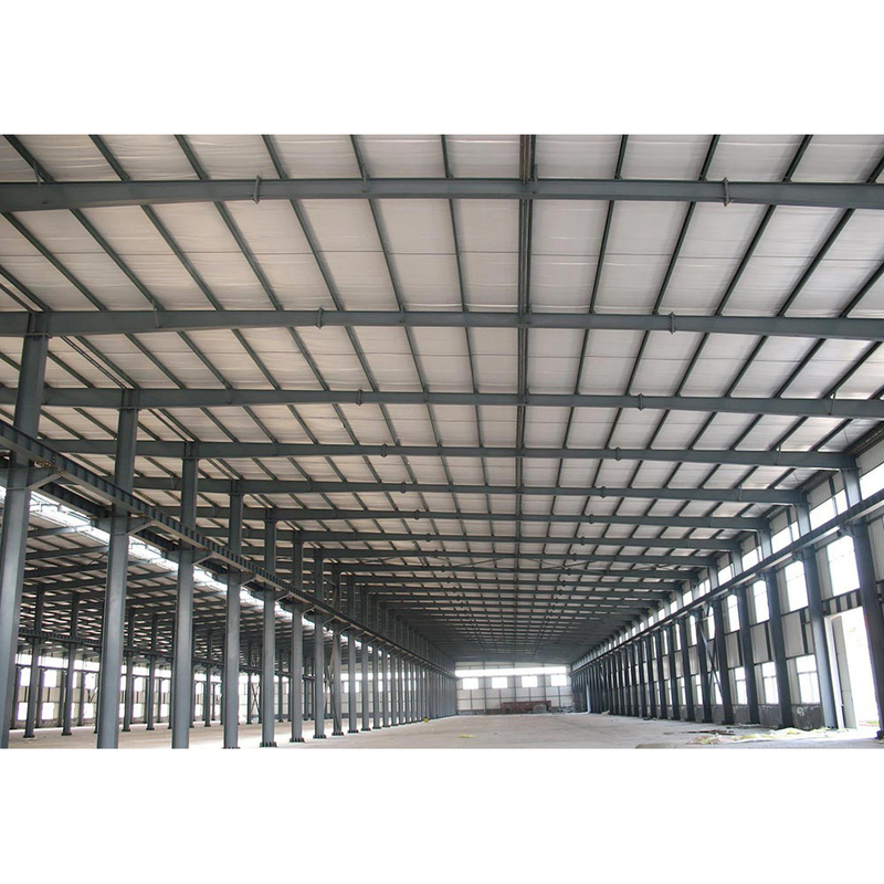 Warehouse 100 × 60 Prefabricated Steel Structures , Jis Standard