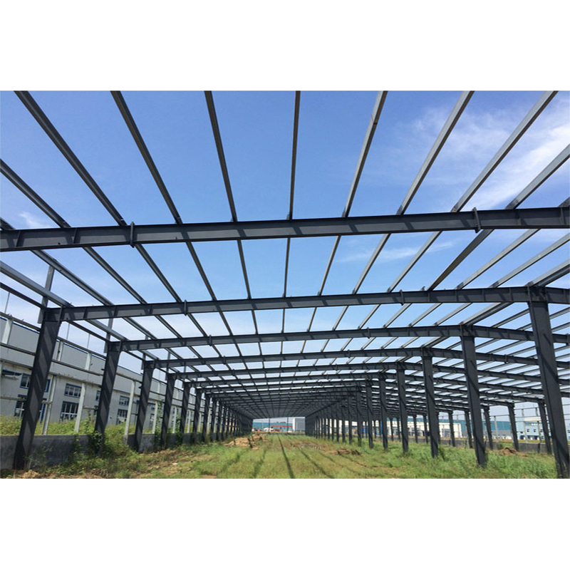 100*200 Steel Roof Trusses , Prefab Metal Building Construction Heavy Type