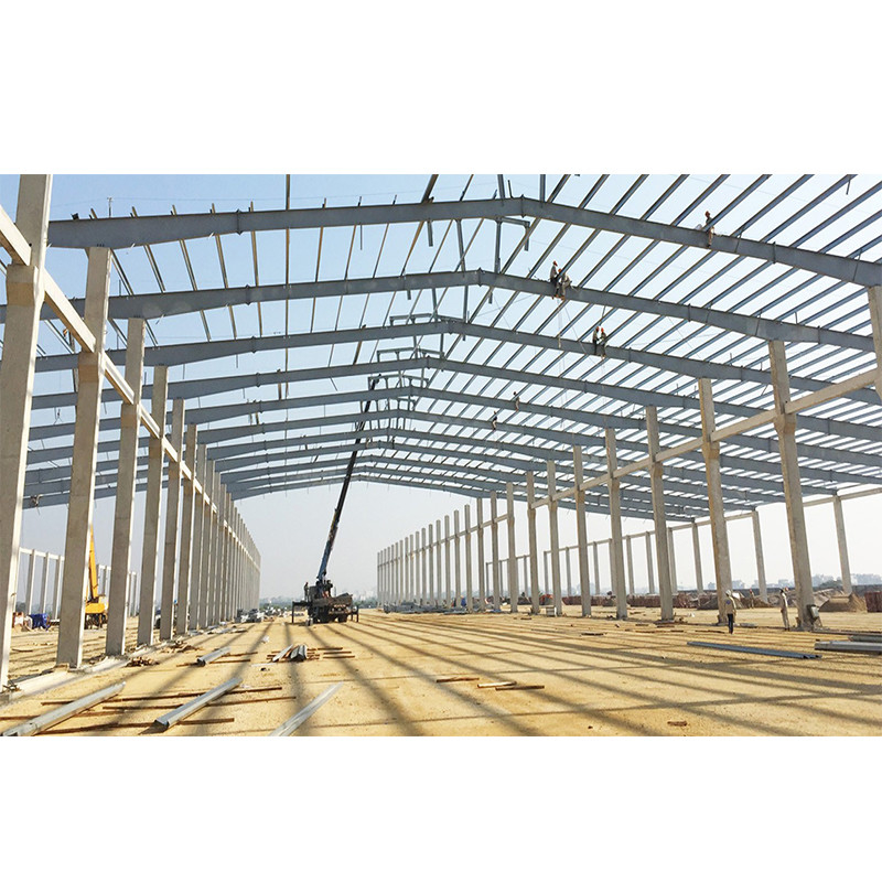 Light Gauge Modular Steel Construction Long Span Portal Frame Greenhouse
