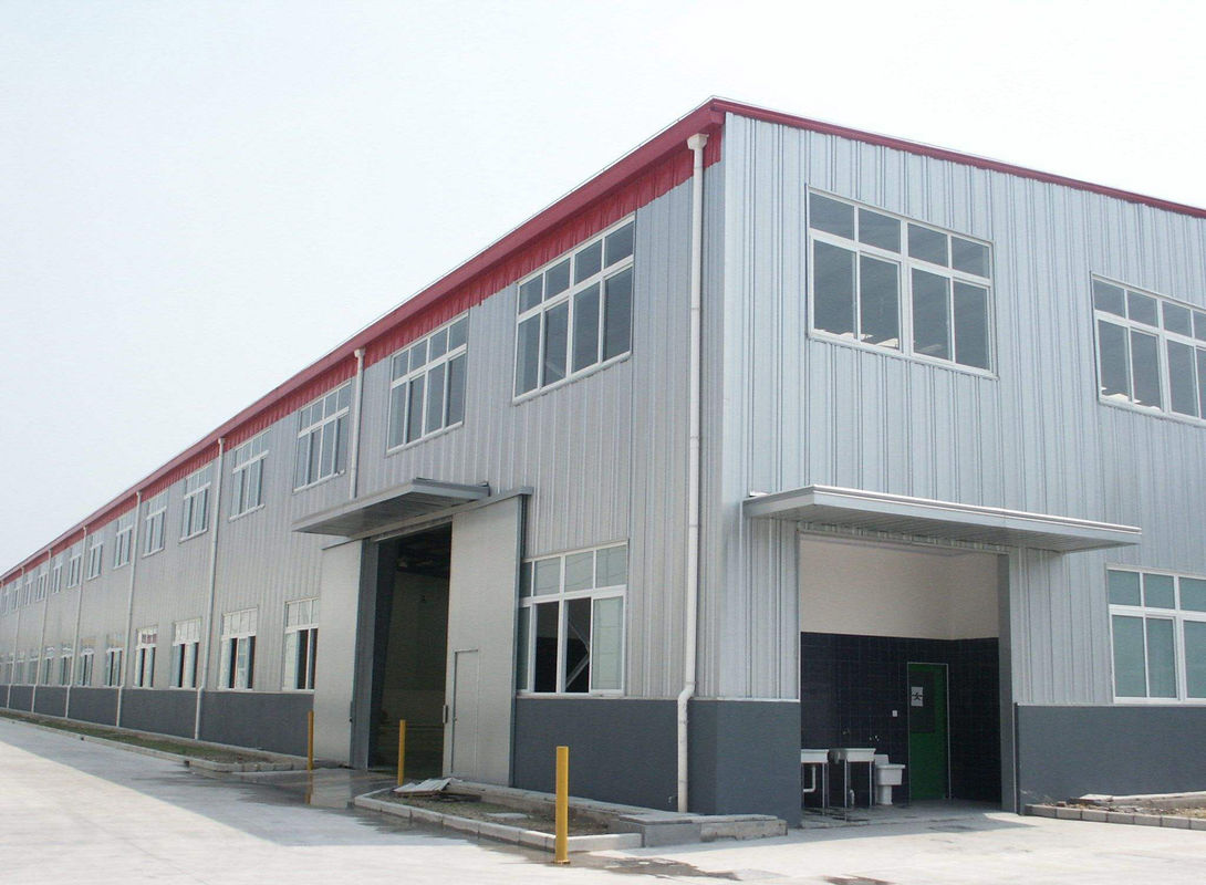 Q345B Prefab QHHK Warehouse Steel Structure Office Combined