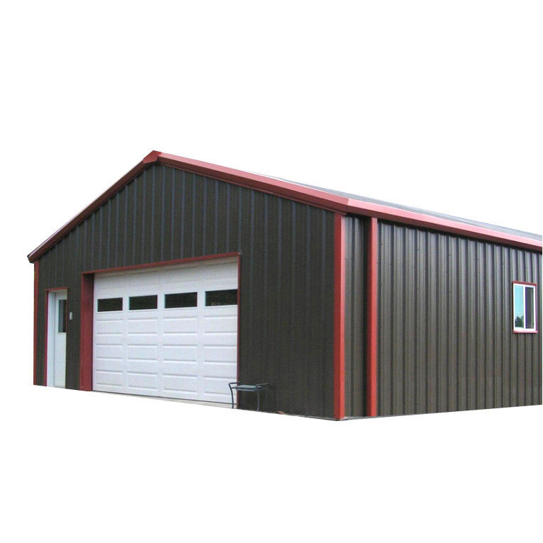Light Metal 140km/H Prefab Warehouse Buildings Construction Q235 Q345 Gable Frame