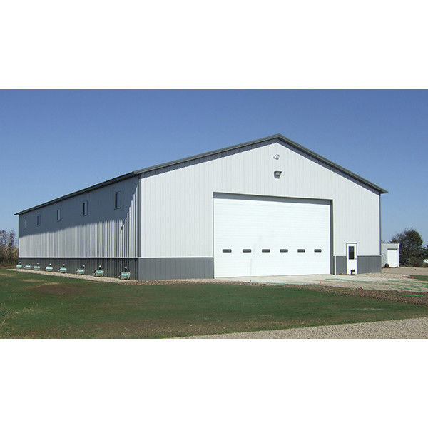 Single Span Warehouse Steel Structure Steel Sheets Wall Roof Construction Prefabricated
