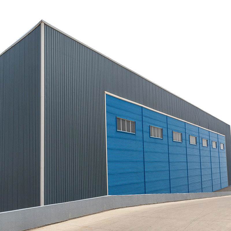 Prefab Building 100000 SQM Light Steel Warehouse Hangar Q235 Q345