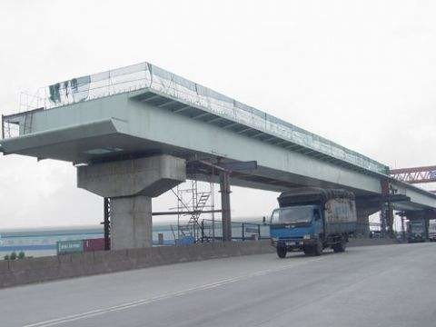 Temporary Q235 GB Standard Structural Steel Bridge