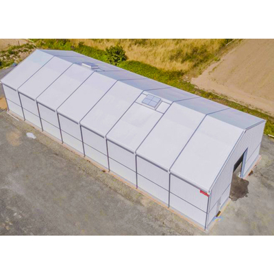 Pre Buildings Steel Frame Portal Pre Manufactured Metal Building Vibration Proof