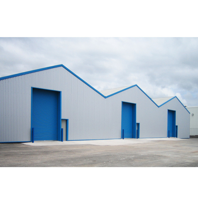 Pre Buildings Steel Frame Portal Pre Manufactured Metal Building Vibration Proof