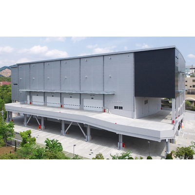 Q345b Portal Frame Buildings Steel Hangar Prefabricating Commercial Warehouse