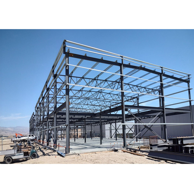 Earthquake Proofing Steel Fabricated Buildings , Pre Engineered Warehouse