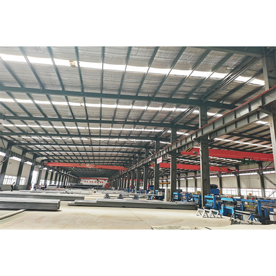 1000 Square Meter Heavy Steel Structure Q345 Carbon Warehouse Pre Engineer Building