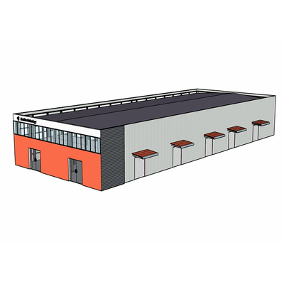 Waterproofing Pre Engineered Metal Building / Barns Steel Warehouse Structure