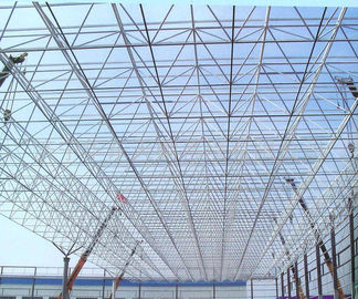 Prefabricated Railway Station Steel Frame Structure With Space Frame Roof