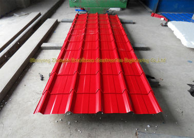 Sound Insulation Corrugated Metal Roofing Colour Coated Steel Roofing Sheets