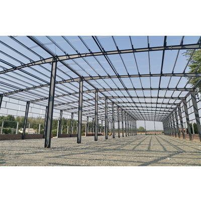 Bolt Connection Galvanized Prefabricated Steel Structures Warehouse Aws D1.1 Welding