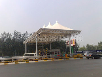 Security Space Frame Steel Structure Truss Purlin of Toll Station