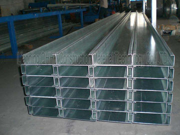 Anti Corrosion Galvanized Steel Square Tubing Z Channel 50mm To 80mm Width