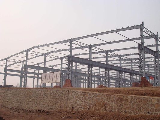 Q345 Metal Prefab Building Long Span Workshop