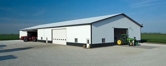 10000 Sq Ft Q235 Prefabricated Metal Structures Workshop